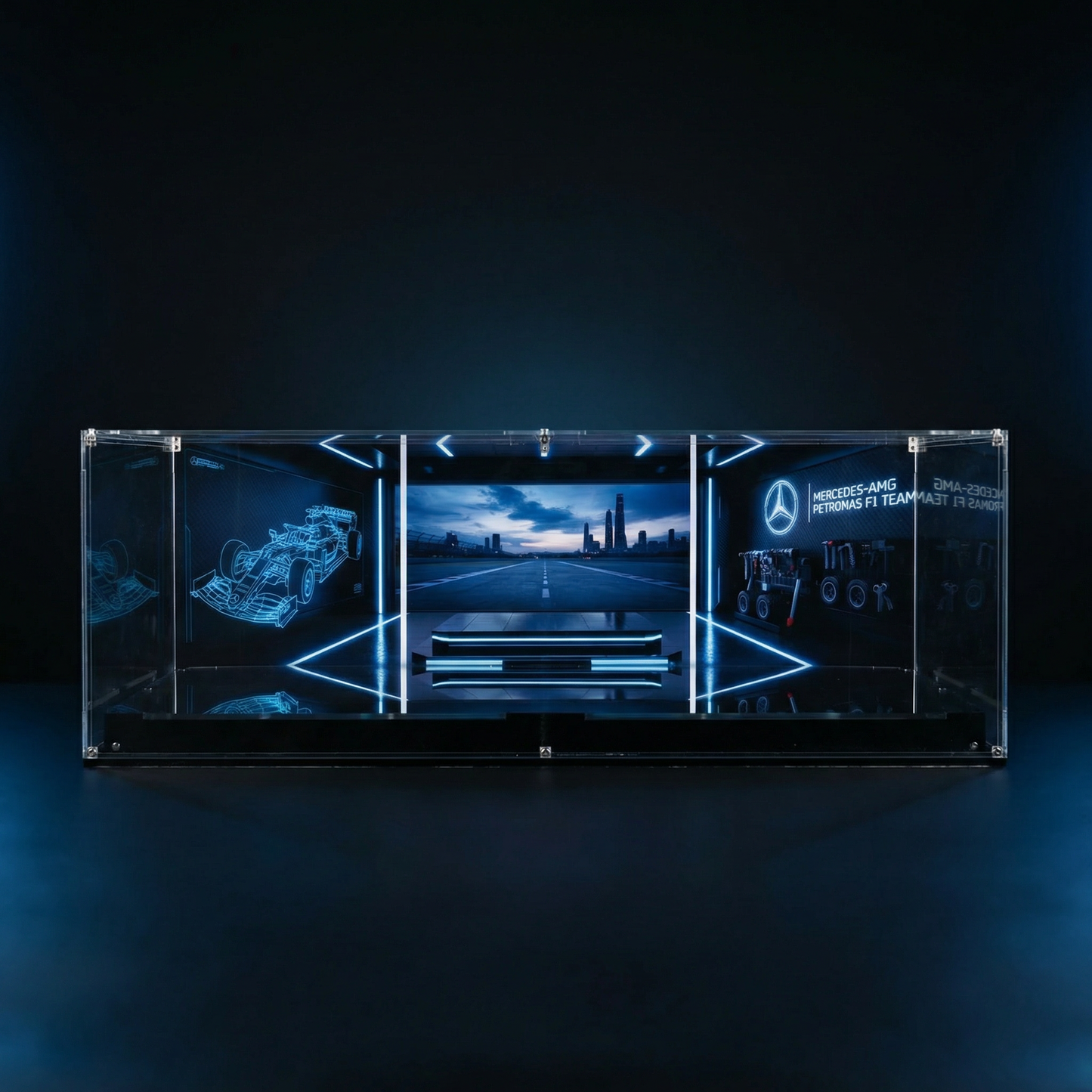 Acrylic Display Case for LEGO® Technic™ #42171 Mercedes-AMG W14 F1 Car