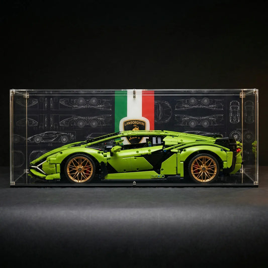 Premium Display Case for LEGO® Technic™ Lamborghini Sián FKP 37 42115