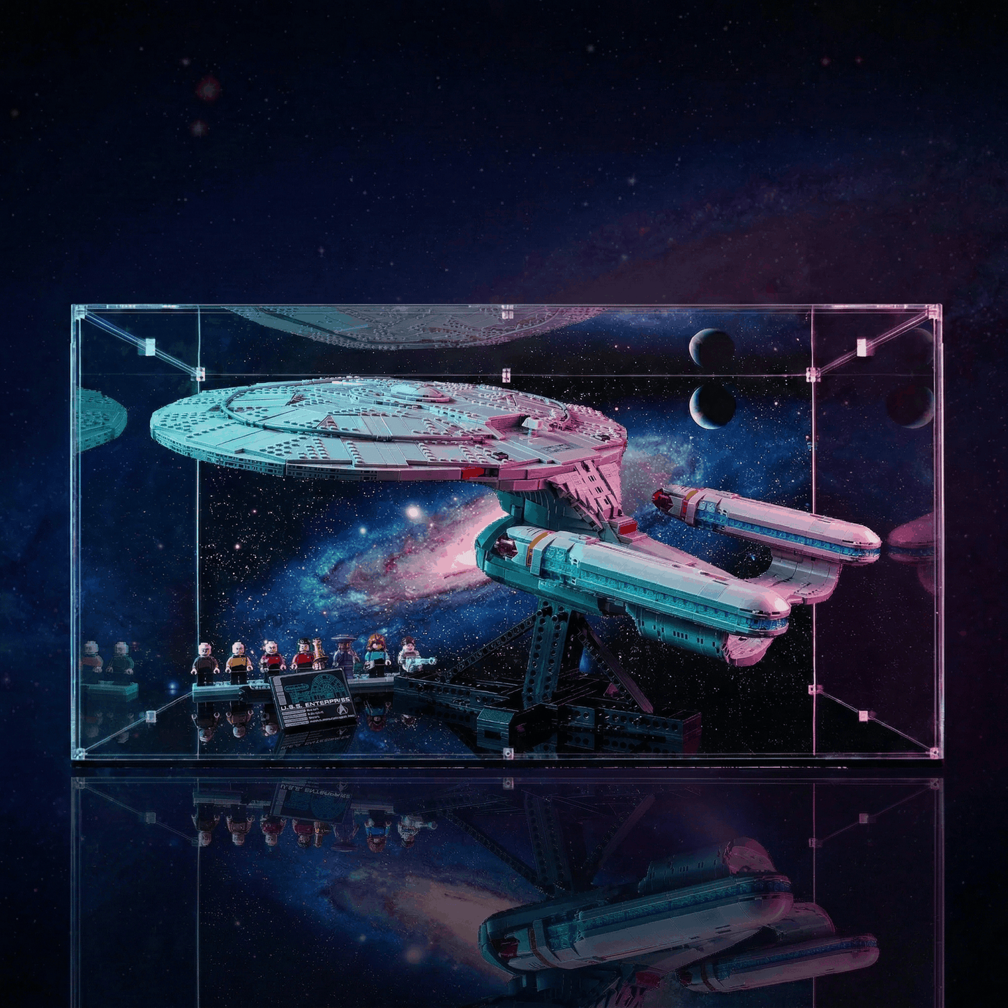 Display Case for LEGO® Star Trek: U.S.S. Enterprise NCC-1701-D™ 10356