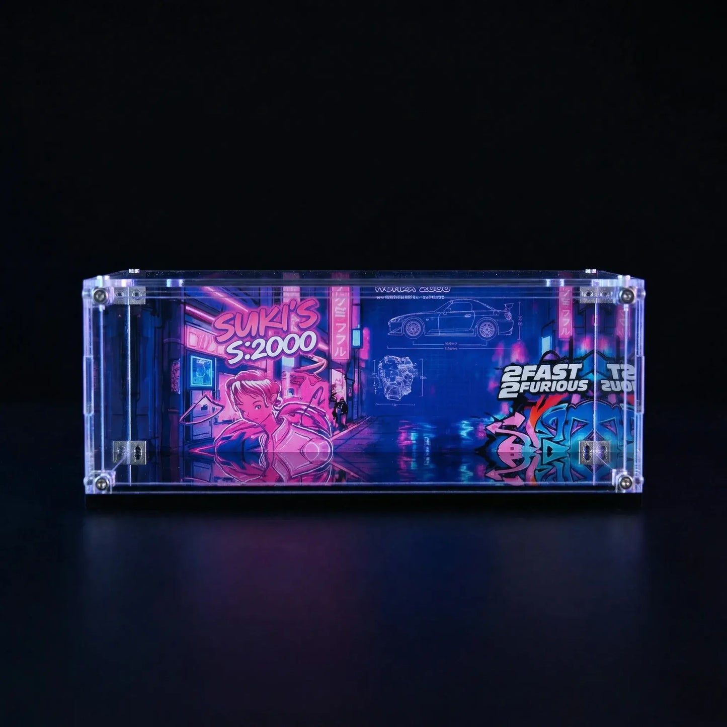 Display Case for LEGO® Speed Champions 2 Fast 2 Furious Honda S2000 77241