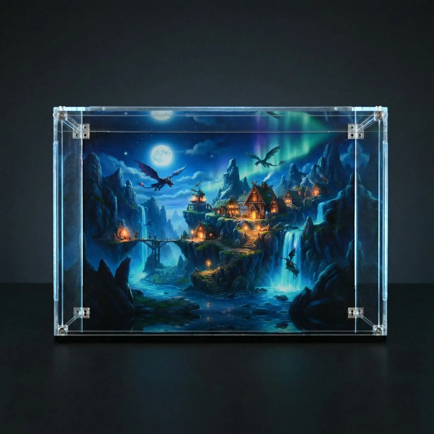 Display Case for LEGO® Icons How to Train Your Dragon: Toothless 10375