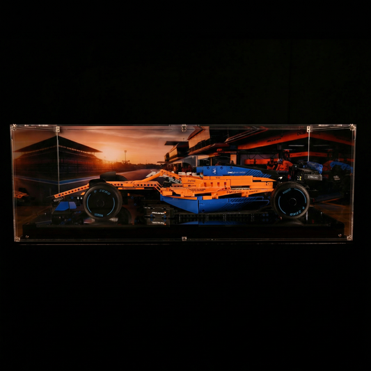 Ezybrik Premium Acrylic Display Case for LEGO® Technic™ #42141 McLaren Formula 1™ Race Car
