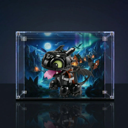 Display Case for LEGO® Icons How to Train Your Dragon: Toothless 10375