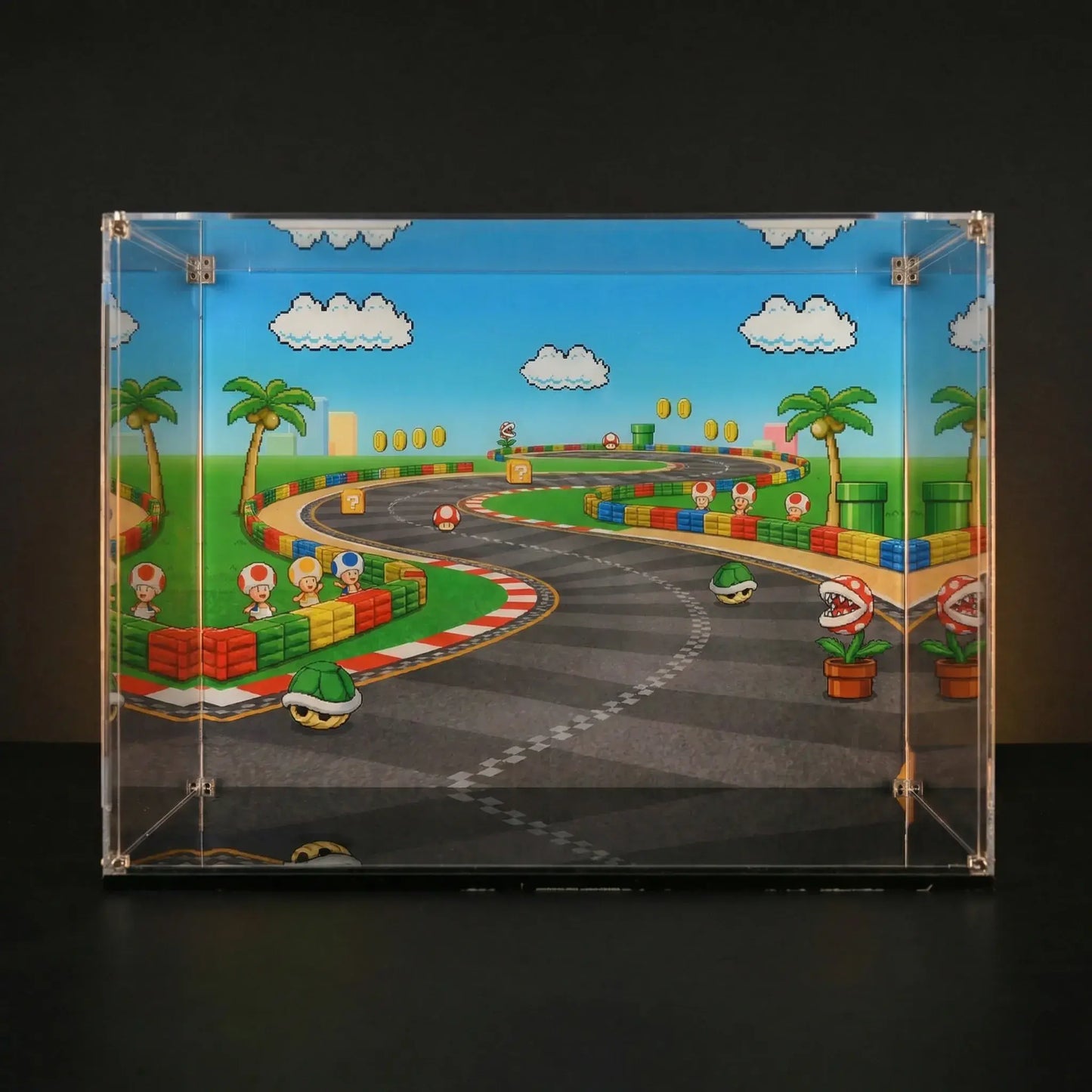 Display Case for LEGO® Mario Kart™ Mario & Standard Kart 72037